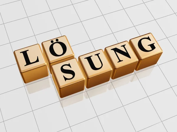 Golden losung — Stock Photo, Image