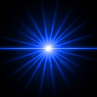 Blue light clipart