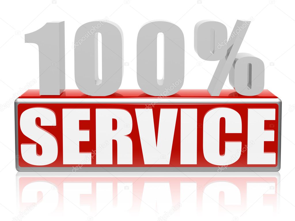 100 % service