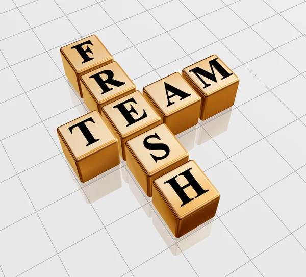 Golden fresh team — Stock Photo, Image