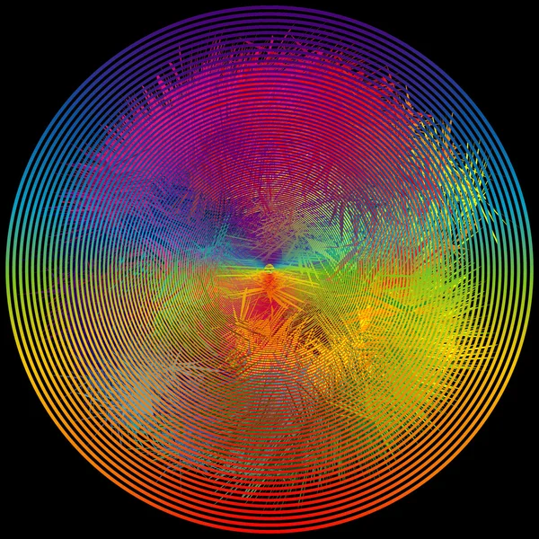 Färg disk — Stock vektor