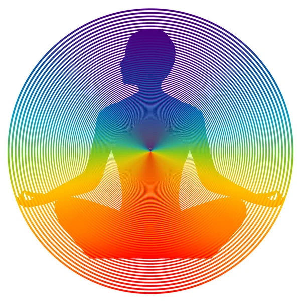 Couleur de yoga — Image vectorielle