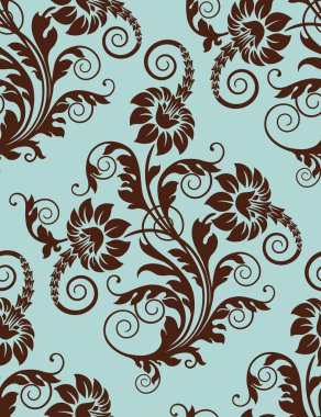 Seamless floral background. clipart