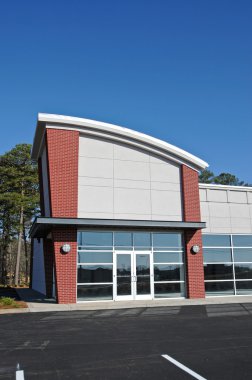 New Modern Commercial Building clipart