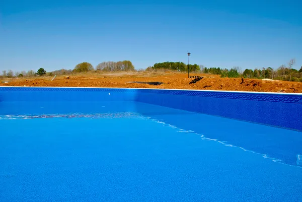 Nuevo revestimiento de piscina — Foto de Stock