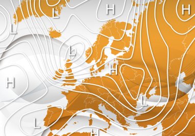 Avrupa hava durumu haritası