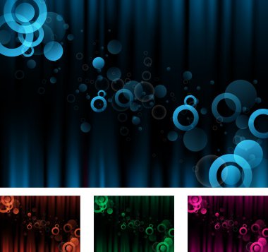 Abstract background collection clipart