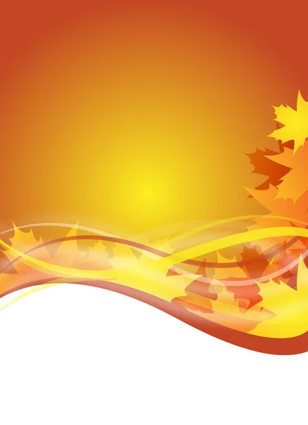 Flyer d'automne — Image vectorielle
