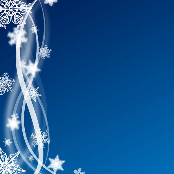 Fond bleu Noël — Image vectorielle