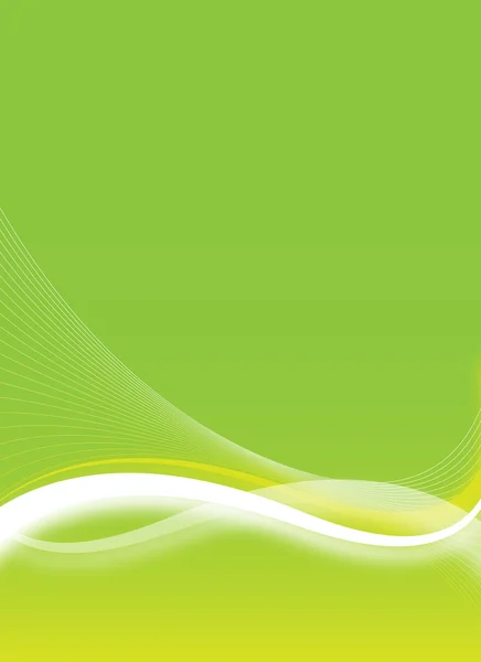Design flyer vert — Image vectorielle