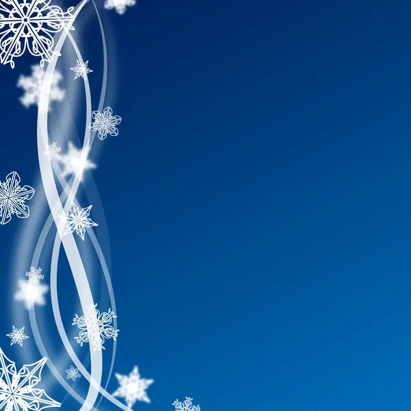 Latar belakang Natal biru - Stok Vektor