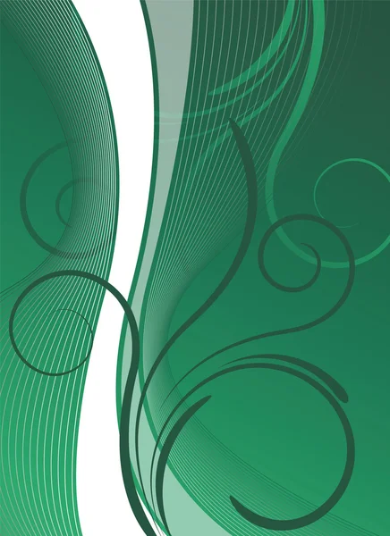 Fundo abstrato verde — Vetor de Stock