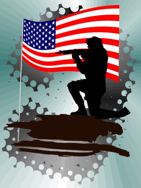 Soldaten-silhouette clipart