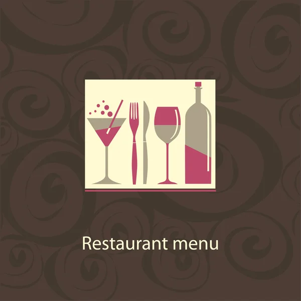 Menu pour restaurant, café, bar, café — Image vectorielle