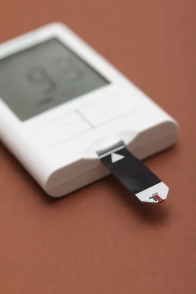 Blood sugar measuring — Stock Photo, Image