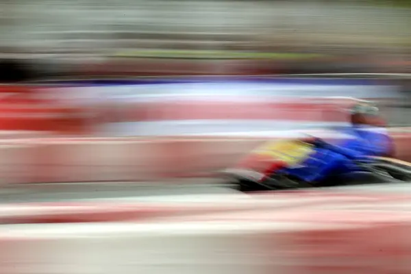 Blured go kart race — Stock fotografie