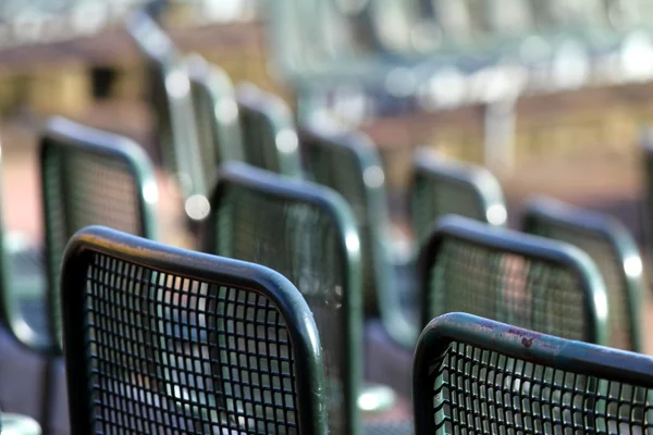 Seated rows — Stock Photo, Image