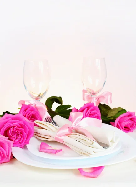 Romantisk middag för två vertikala — Stockfoto