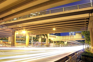 hong kong şehir merkezinde trafik