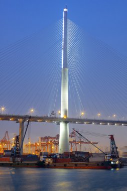 hong Kong konteyner terminali ve taşçı Köprüsü