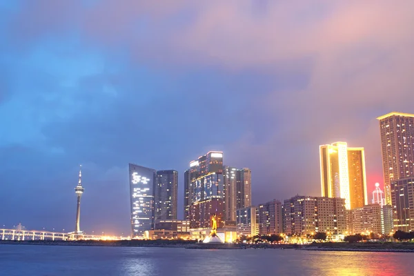 Macau, gece — Stok fotoğraf