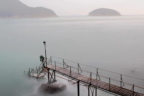 Hong Kong Swimming Shed in sea — стоковое фото