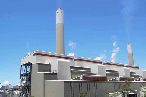 Centrale elettrica di combustione del carbone — Foto Stock