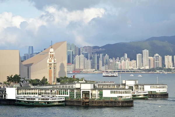 Hong Kong siluetleri — Stok fotoğraf