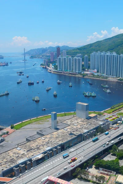 Hong Kong сучасного міста — стокове фото