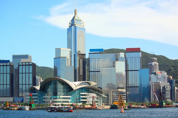 Hong kong Stadt am Tag — Stockfoto
