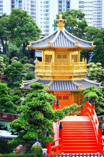 Pavilon absolutní dokonalosti v nan lian zahradní, hong kon — Stock fotografie