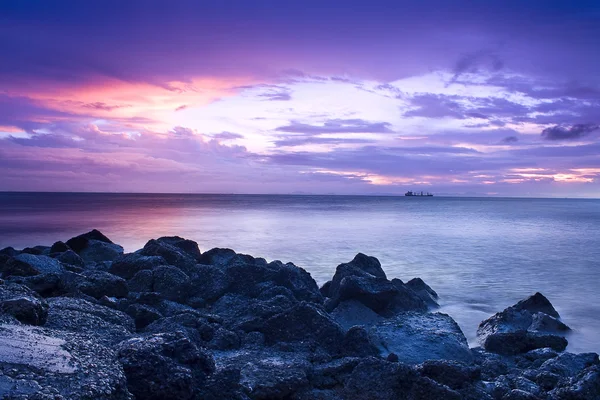 Sunset coast — Stock Photo, Image