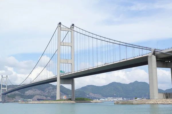 Tsing Ma Bridge at day — Stock Photo, Image