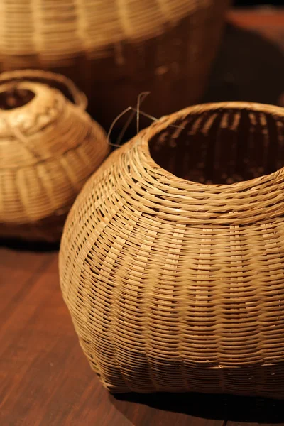 Bambu sepet — Stok fotoğraf