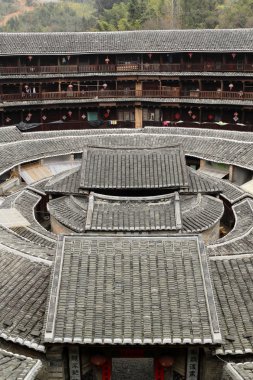 Çin'in Fujian tulou özel mimarisi