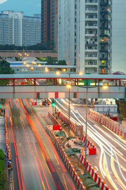 yol ve trafik kent merkezinde