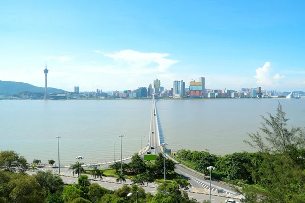 Macao città e cielo blu — Foto Stock