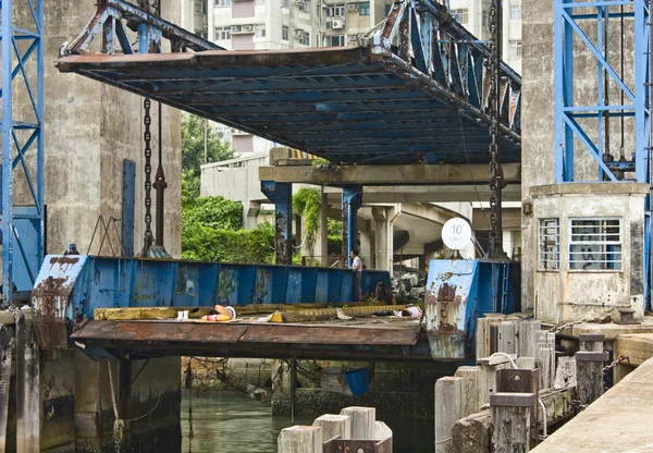 Abandoned harbour — Stock Photo, Image
