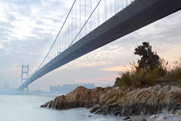 Мост на закате, мост Цинма — стоковое фото