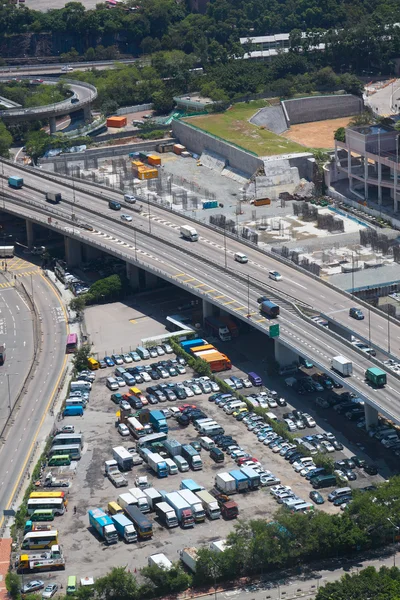 stock image Car park in city