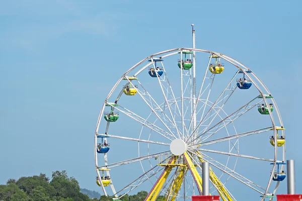 Amusement park rides — Stock Photo, Image