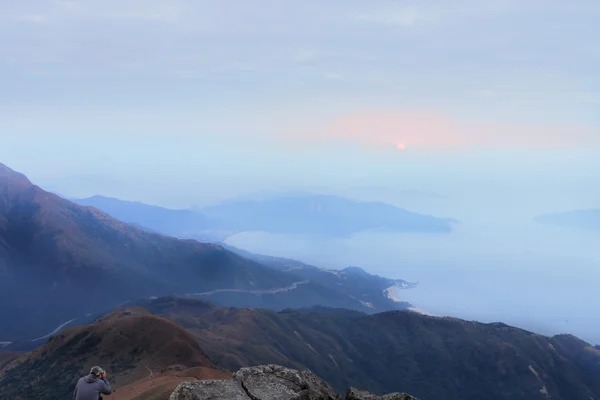 Dağ günbatımı — Stok fotoğraf
