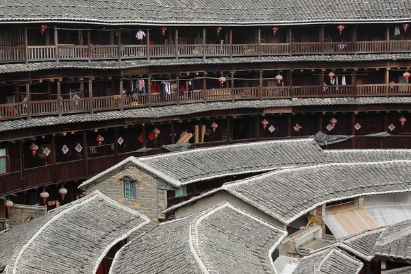 Fujian tulou-architecture spéciale de la Chine — Photo