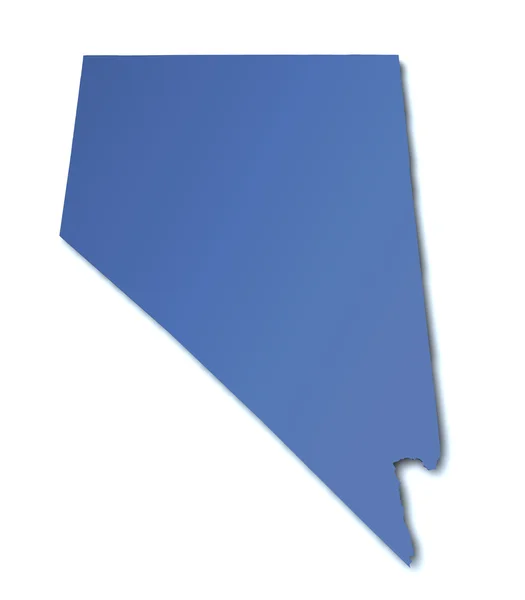 Mapa de Nevada - Estados Unidos —  Fotos de Stock