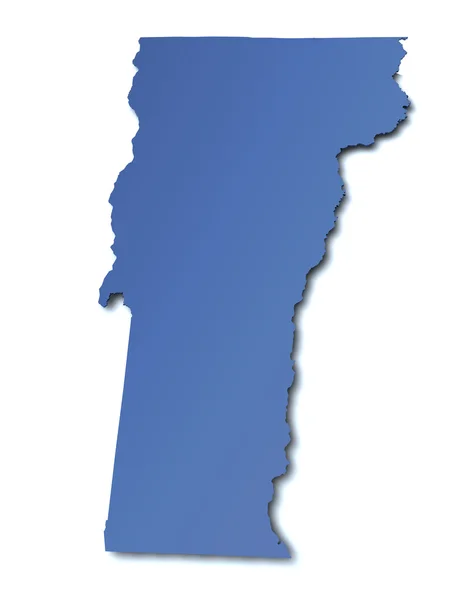 Mapa de Vermont - Estados Unidos —  Fotos de Stock