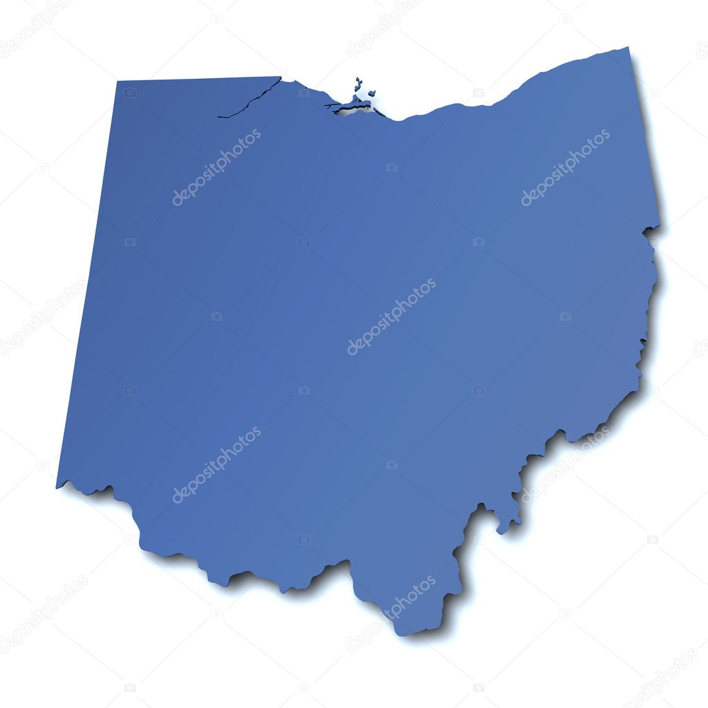 Map of Ohio - USA