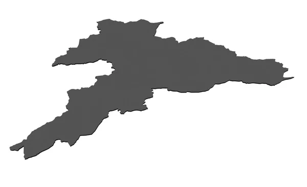 Изолированная карта Юры - Швейцария — стоковое фото