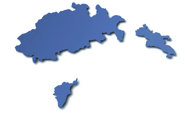 Mappa di Sciaffusa - Svizzera — Foto Stock