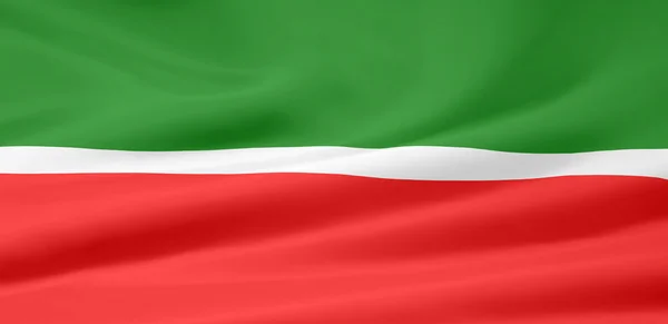 タタールスタン共和国 - ロシア共和国の旗 — ストック写真