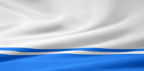 Флаг Республики Алтай - Россия — стоковое фото